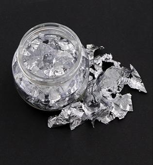 Gliding Foil Flakes- Silver