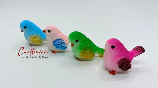 Birds – Miniature 4 pieces – Design 10