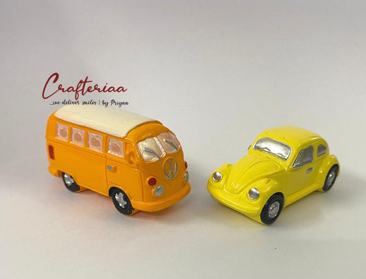 Car + Bus – miniature 2 pieces – design 39