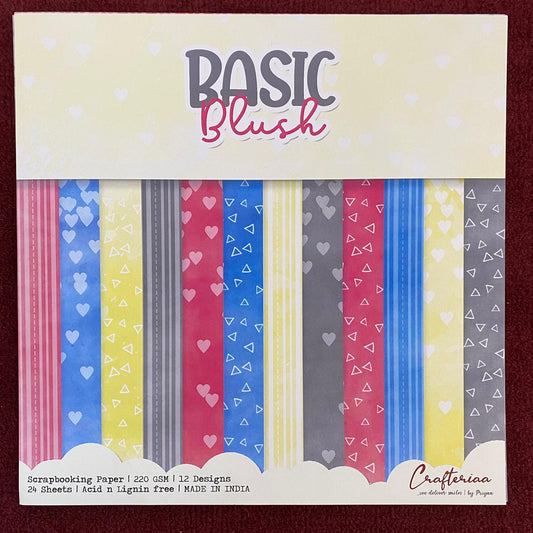 Basic Blush- 12×12 inches- 24 Sheets