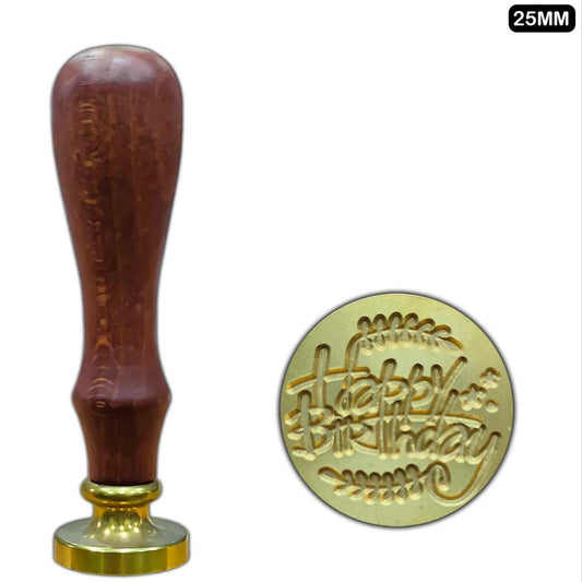 Wax Seal Stamp- D71 Happy Birthday