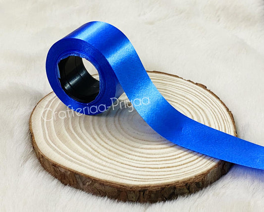 Plain Ribbon- Blue- 8-9 metres approx