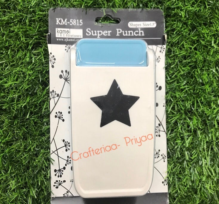 Super Punches- 1.5 inch size Star shape