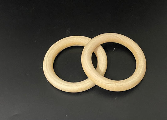 Wood Ring- 11 mm -2 pieces