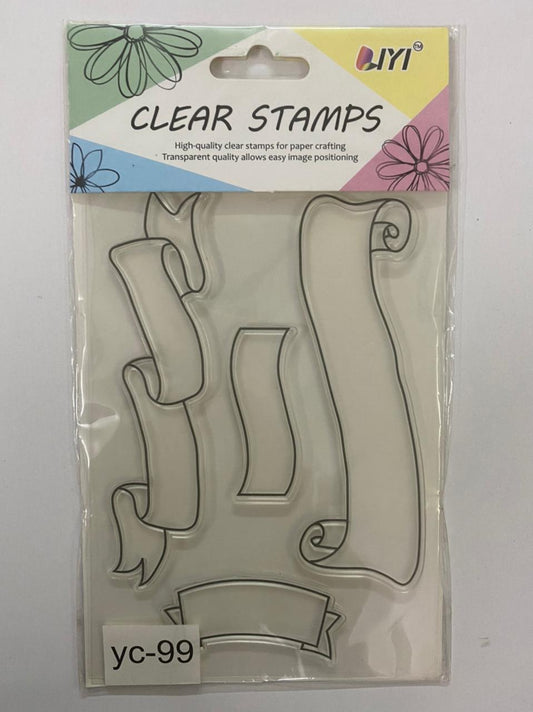 Clear Rubber Stamp- Elements- yc 99