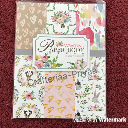 Wrapping Book– 24 Sheets , Design 12