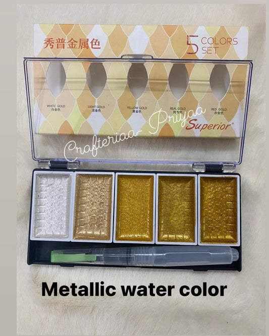 Metallic Water Color- FREE SHIPPING