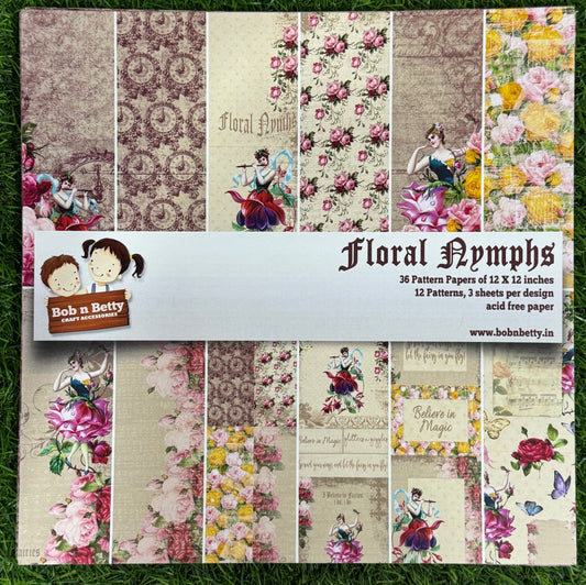 Floral Nymphs 12″X12″, 36/pkg