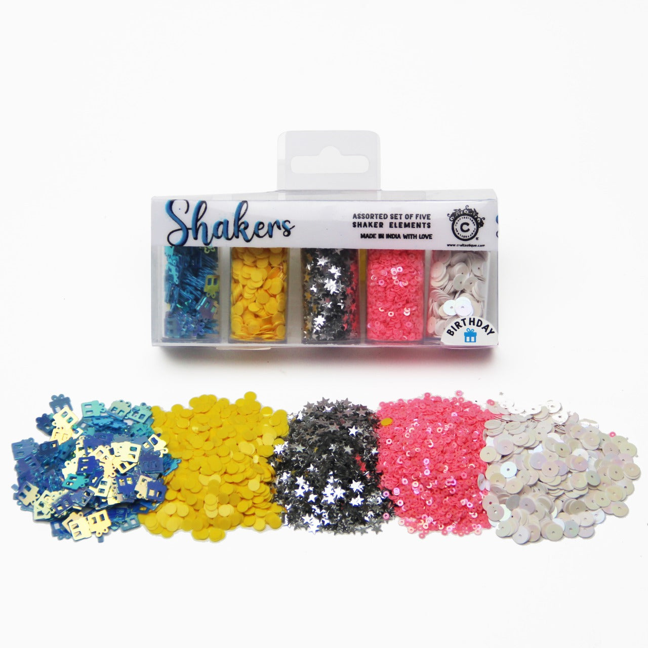 Shakers Set of 5 : Birthday