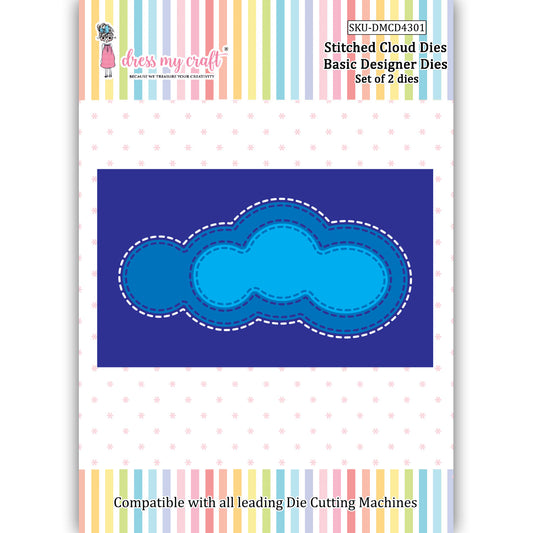 Stitched Cloud Die – Basic Designer Dies