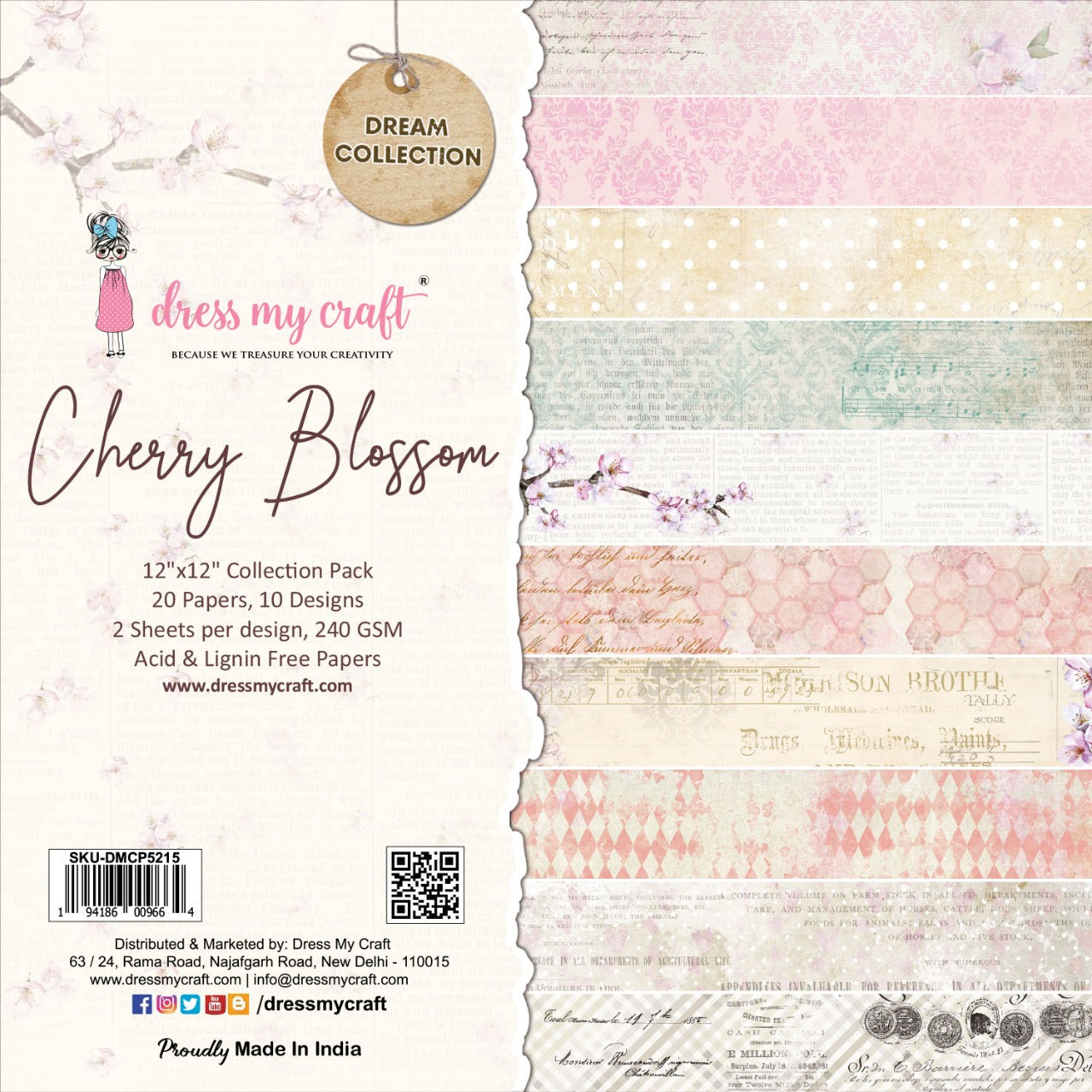 Cherry Blossom – 12 x12 Paper Pack