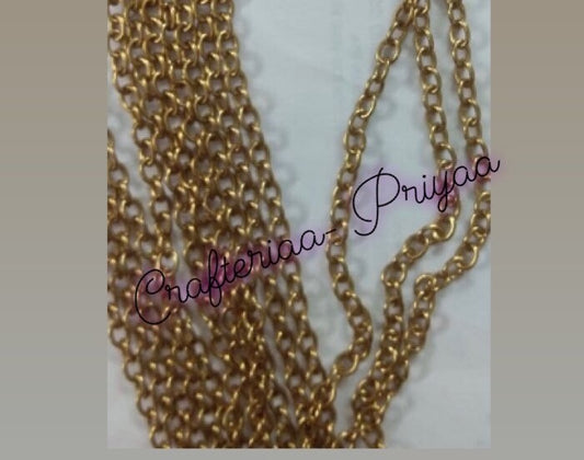 Metal Chain Antique Gold- 10 mtr