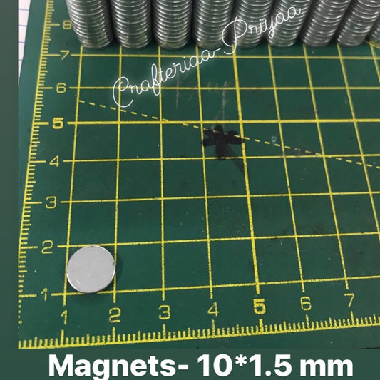 Magnet 10 *1.5 mm- 90 pieces