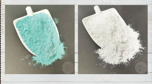 Moulding Sea Green And White Powder Combo