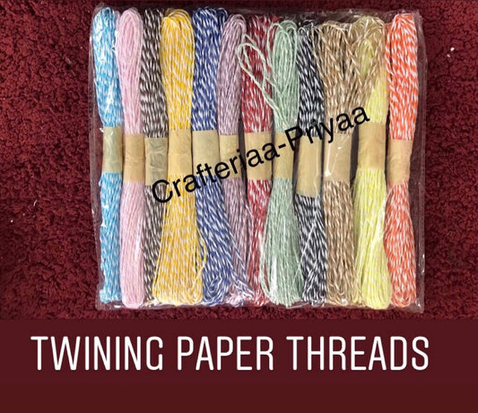 Paper Threads- Set of 12- Twine
