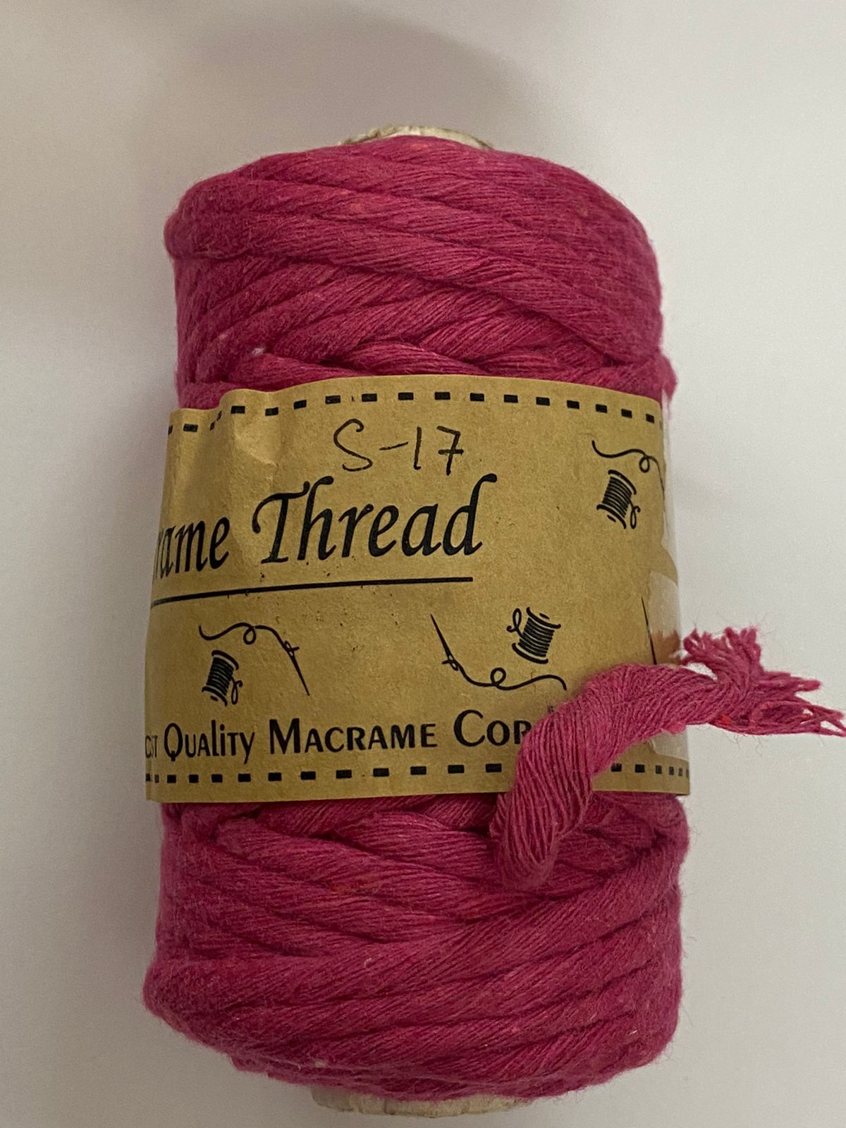 Machrame Thread – 3 Metre, Single S17