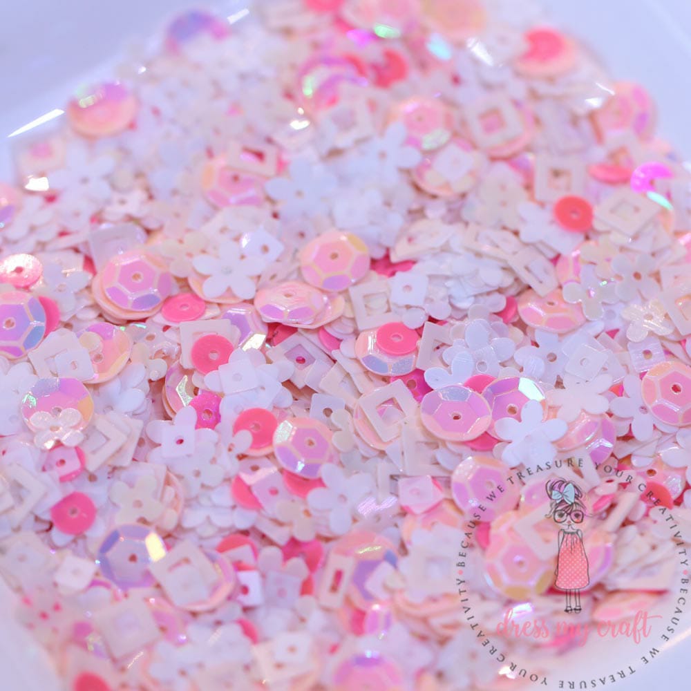 PINK PASTEL SEQUINS