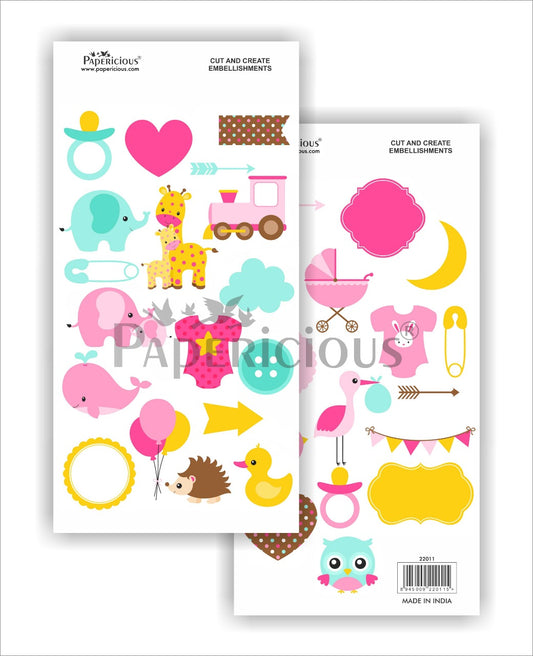 Cut and Create Embellishment Sheets – Pretty Pixie