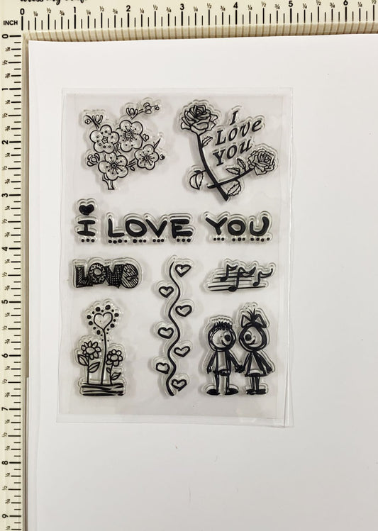 Clear Rubber Stamp- YC-28