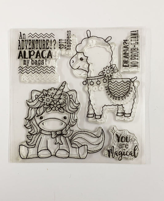 Clear Rubber Stamp- YC-206