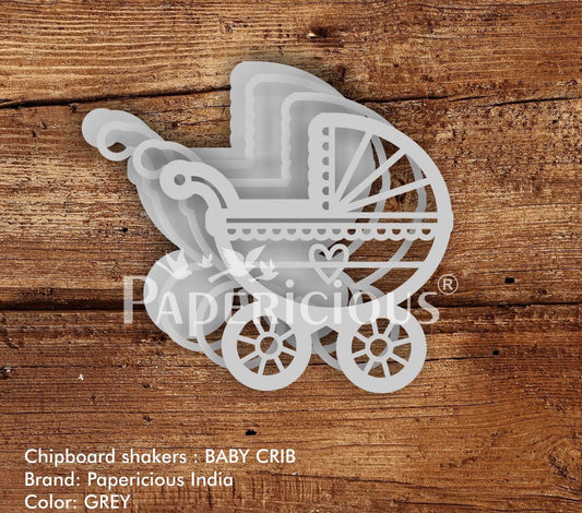 3D Shaker Chipboards-Baby Crib