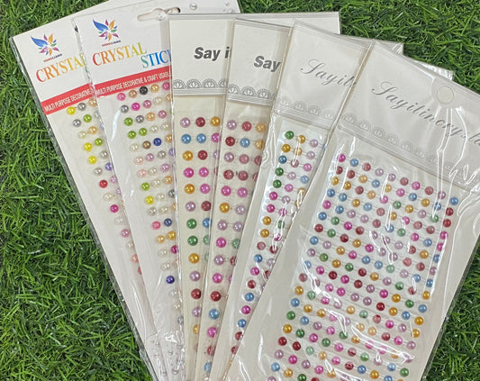 Multicolor Pearls- 6 packs