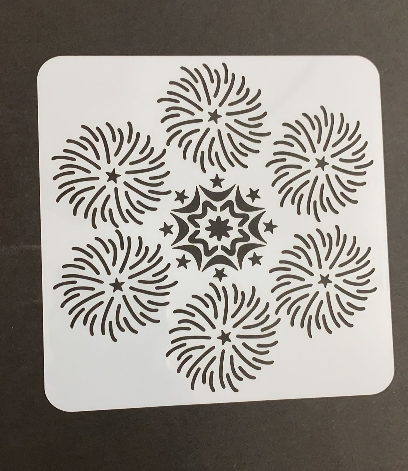 5×5 inch – Stencil Design -17