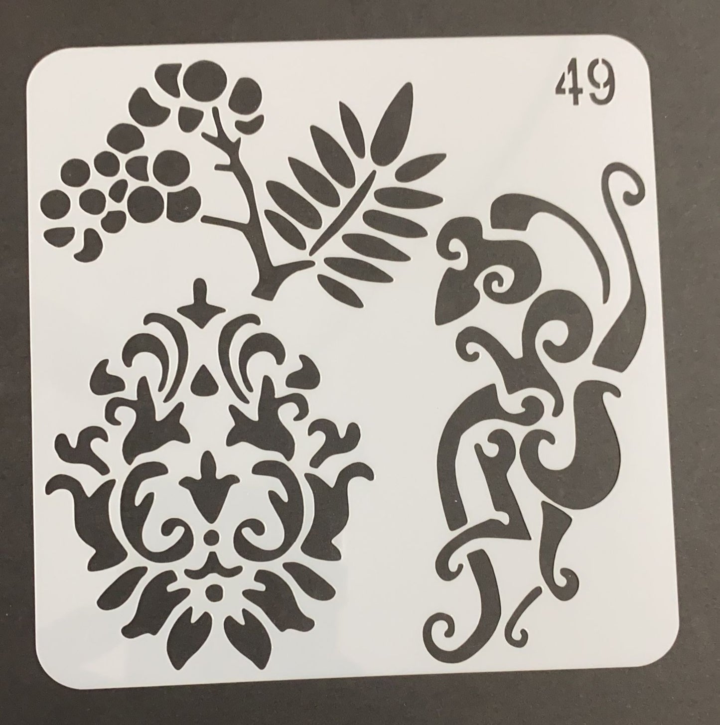 5×5 inch – Stencil Design -56