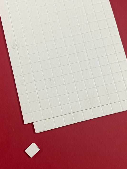 Pre Cut Adhesive Foam Sheet – 8 x8 mm