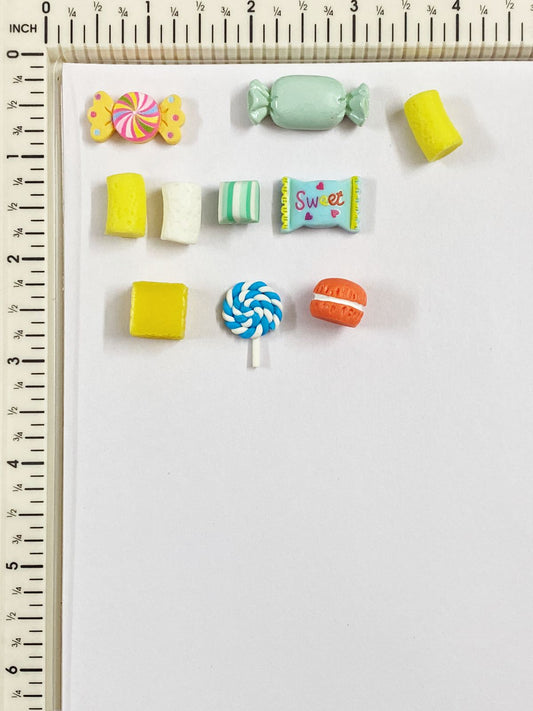 Candy- Food Miniature 10 pieces – design 215