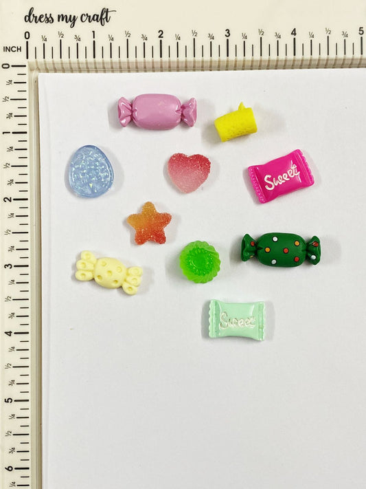 Candy - Food Miniature 10 pieces – design 220