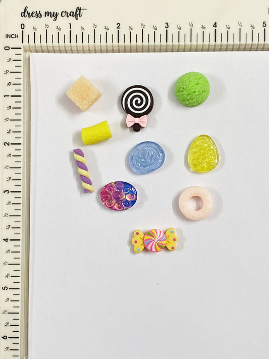 Candy - Food Miniature 10 pieces – design 221