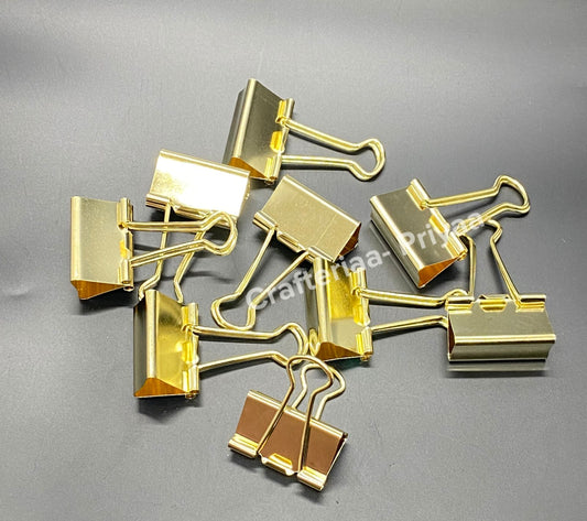 Binder Clip Gold Design No – 7