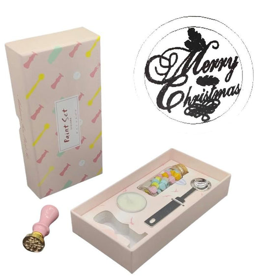 Wax Seal Stamp Set- D 80 Merry Christmas