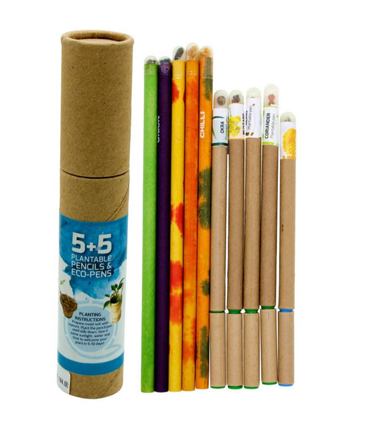 Plantable Box 5 Pen + 5 Pencil