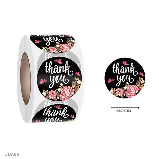 Thank you Sticker – 500 pieces each roll – CDA99