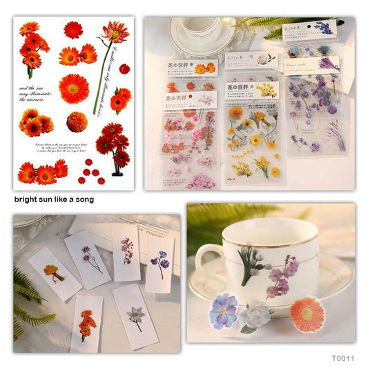 FLOWERS Sticker set – T0011/CPJ418