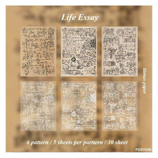 Vintage Sheets set – Life Essay – PDSY006/ CPJ426