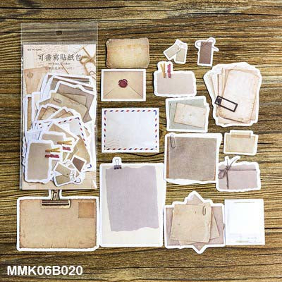 Written Stickers set – Past paper can be aftertaste – 15 Pieces – MMK06B020/CPJ411