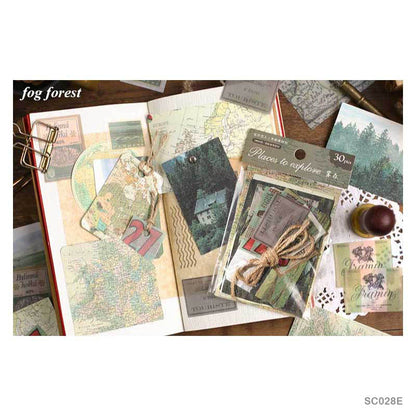 Places To Explore Stickers set – Forest – 30 Pieces – SC028E/CPJ452