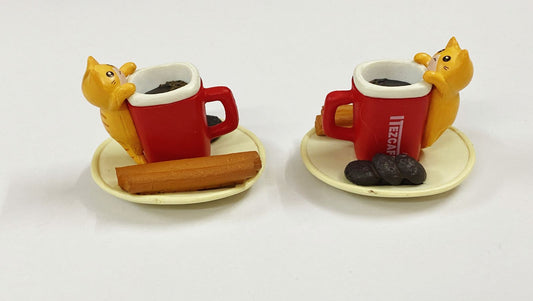 miniature – design 225 Cat with Coffee