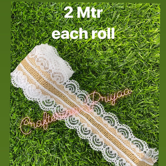 Jute Lace- 2 Metre- 2 mtr