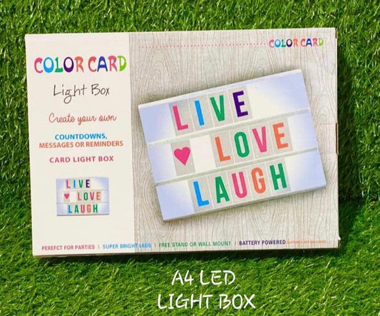 Color Card – Light Box- A4
