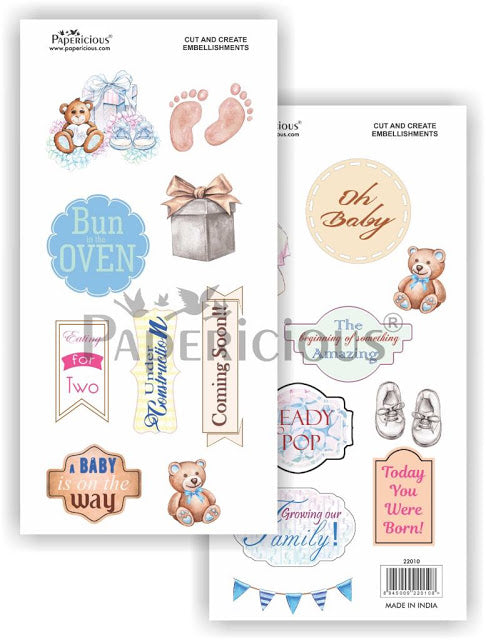 Papericious – Mom to be – Cut & Create Embellishments 6x12inch