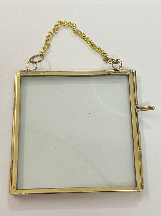 Vintage Glass Frame – 4 x 4 inch – FREE SHIPPING