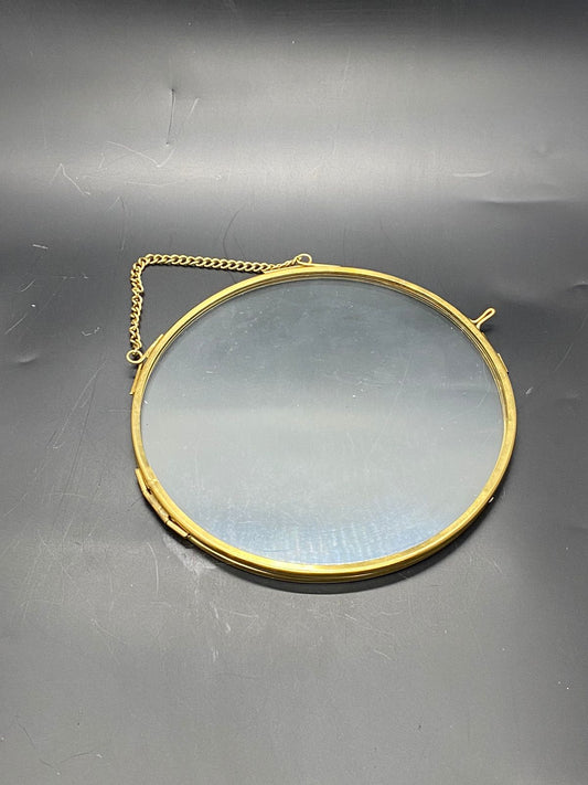 Vintage Glass Frame – 6 inch -Circle- FREE SHIPPING