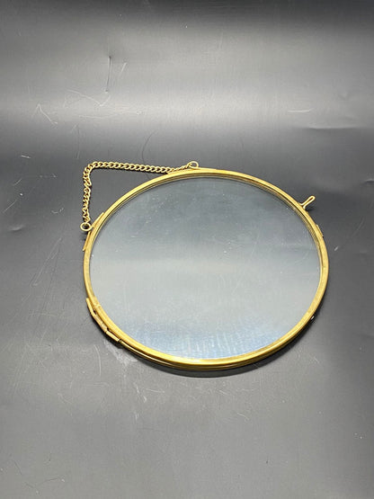 Vintage Glass Frame – 6 inch -Circle- FREE SHIPPING