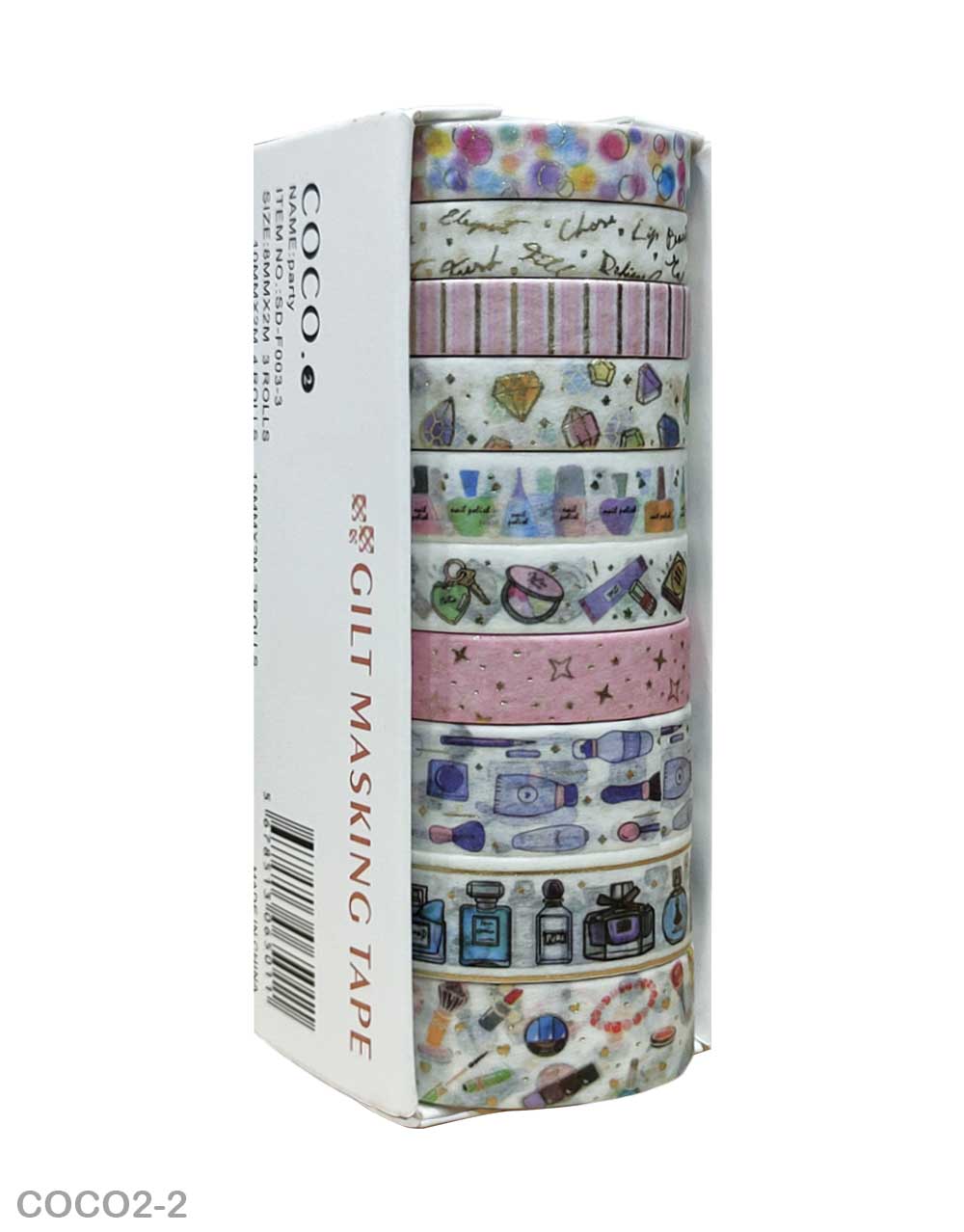 Washi Tape – Set of 10 tapes