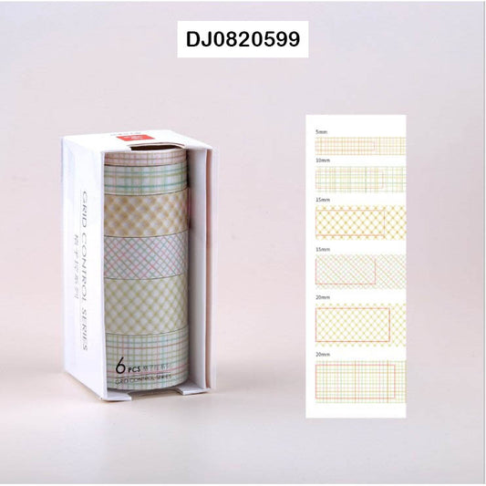 Washi Tape – Set of 6 tapes-DJ08-599