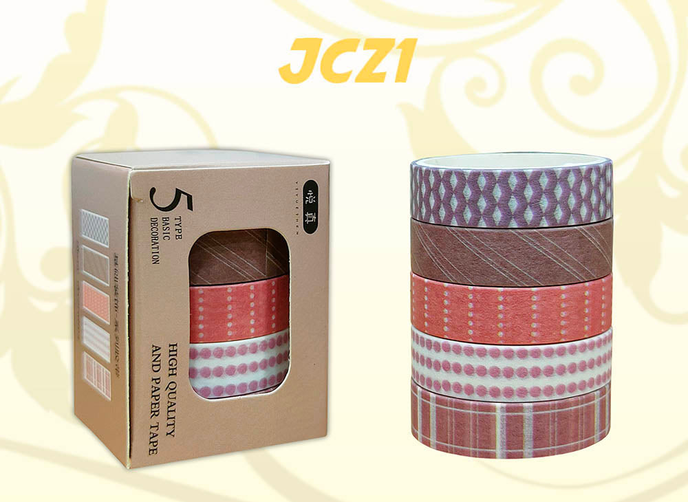 Washi Tape – Set of 5 tapes-JCZ-S1